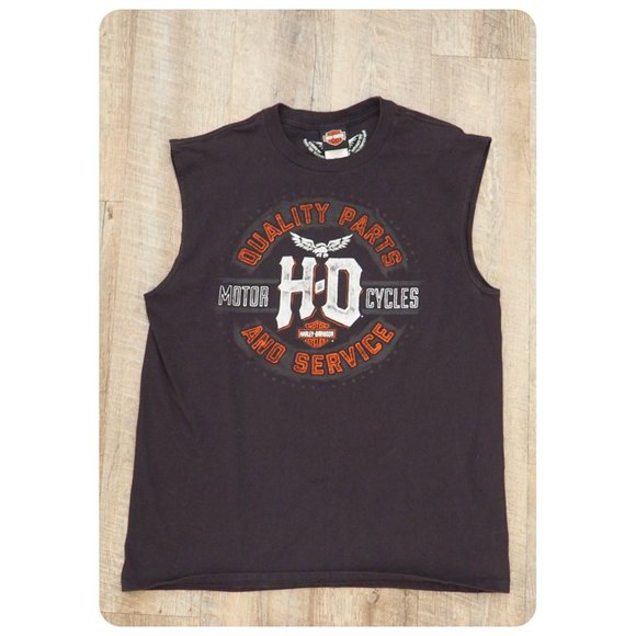 Harley-Davidson Other - VTG Harley Davidson Motorcycles High-Country Frederick Colorado Black Tank